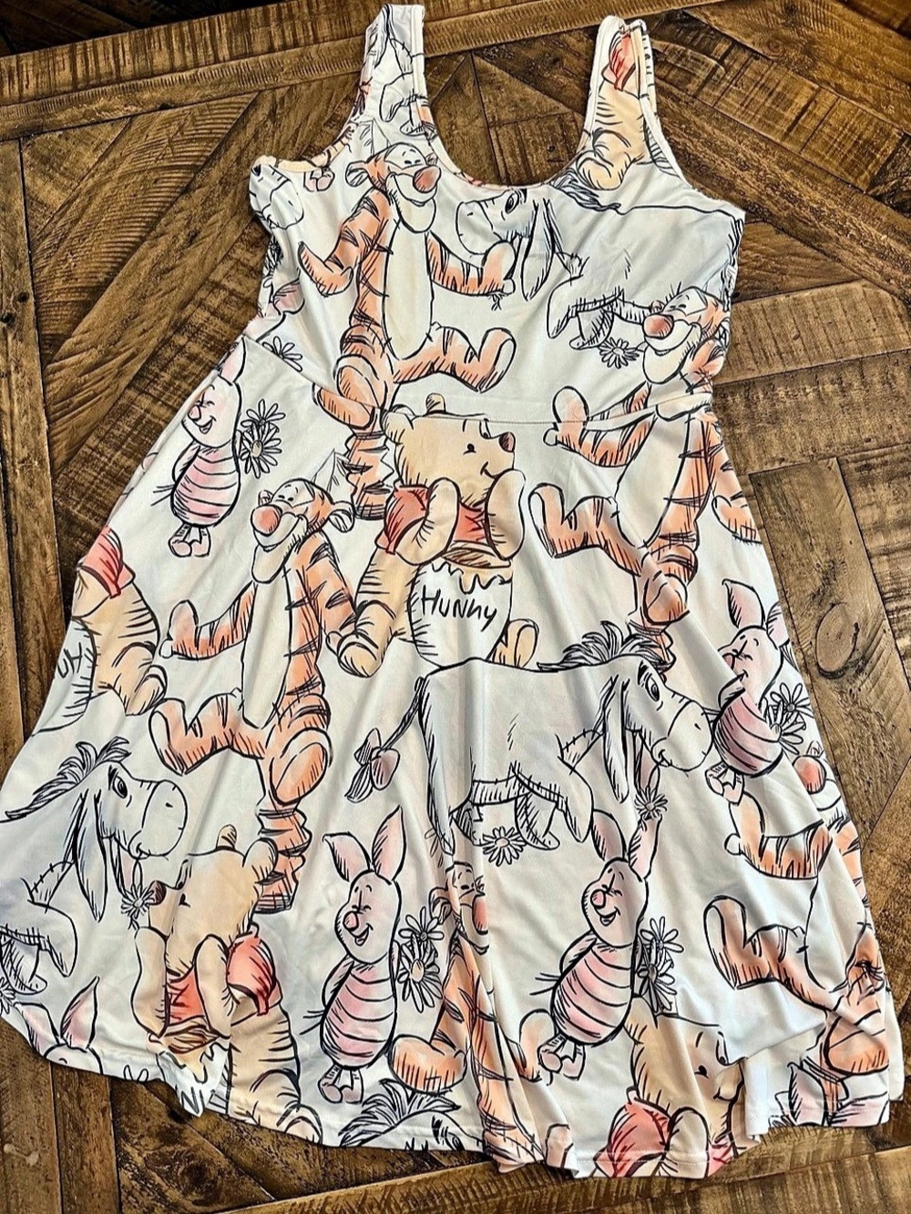 Disney Winnie the Pooh Mini Dress with pockets and matching Minnie ears
